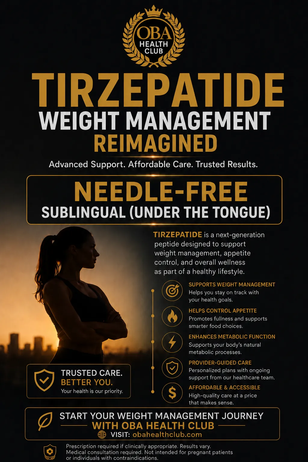 Sublingual Tirzepatide – Weight Management Support